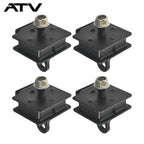 FRONT&REAR ENGINE MOUNT RUBBER DAMPER Kit for YAMAHA GRIZZLY YFM660 2002-2008