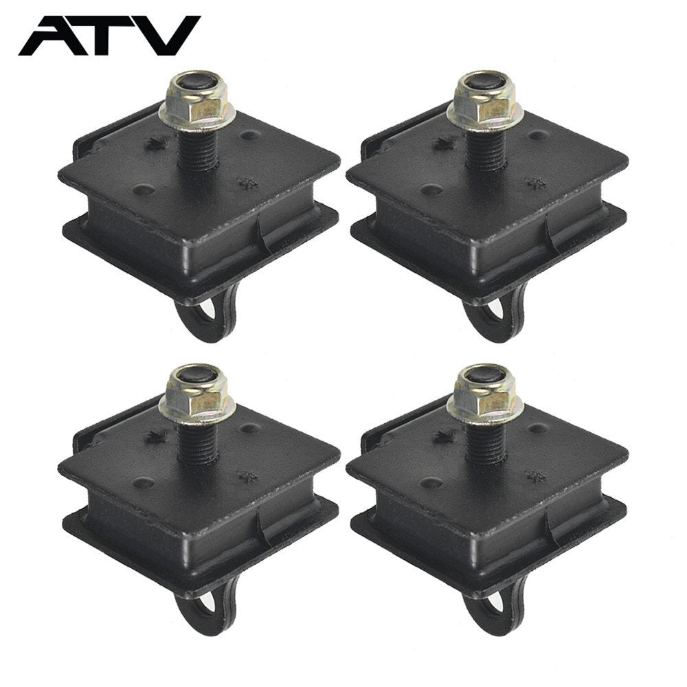 FRONT&REAR ENGINE MOUNT RUBBER DAMPER Kit for YAMAHA GRIZZLY YFM660 2002-2008