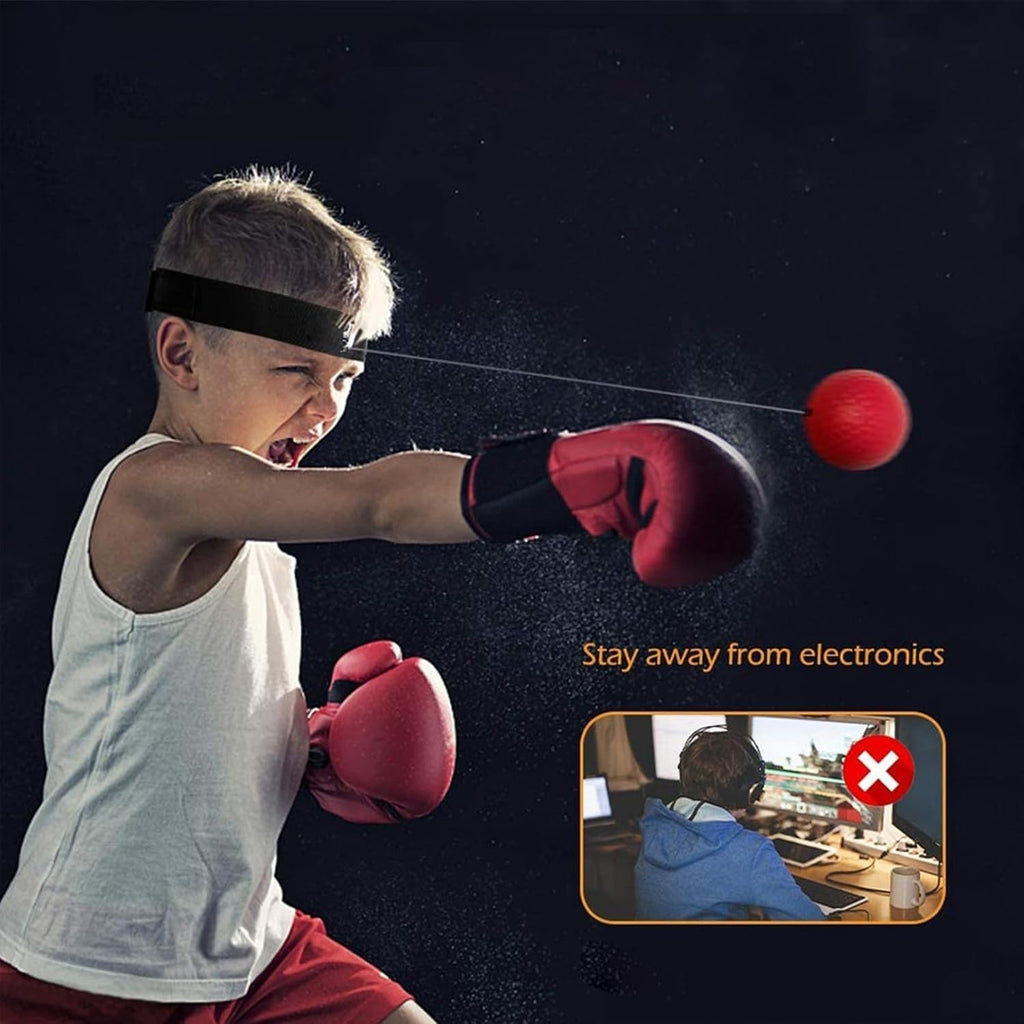 Boxing Reflex Ball with Adjustable Headbands, Training Equipment, Punching Ball