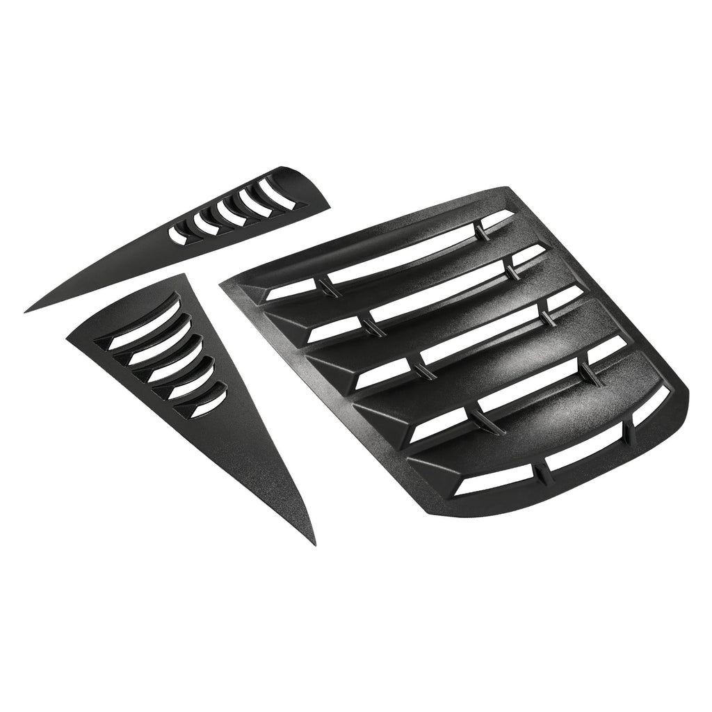 Rear & Side Window Louvers For Chevy Corvette C6 05-13 ABS Sun Shade Cover Vent