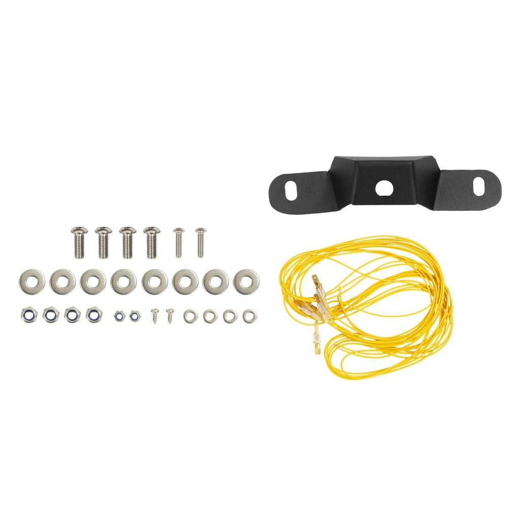 New For Jeep Wrangler JK 2007-2018 Spare Tire License Plate w/Third Brake Light