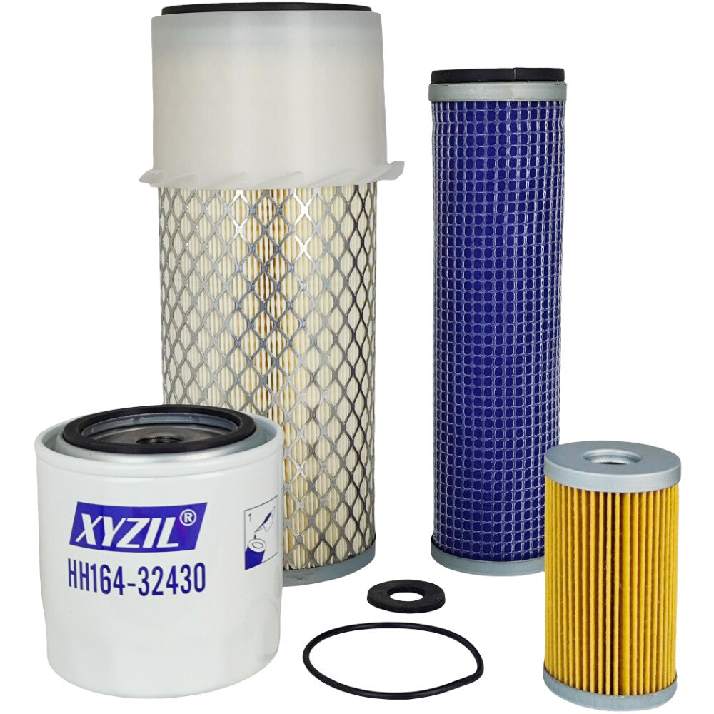 HH164-32430 Filter Kit Fit for Kubota 15521-43160 70000-11081 15287-11490