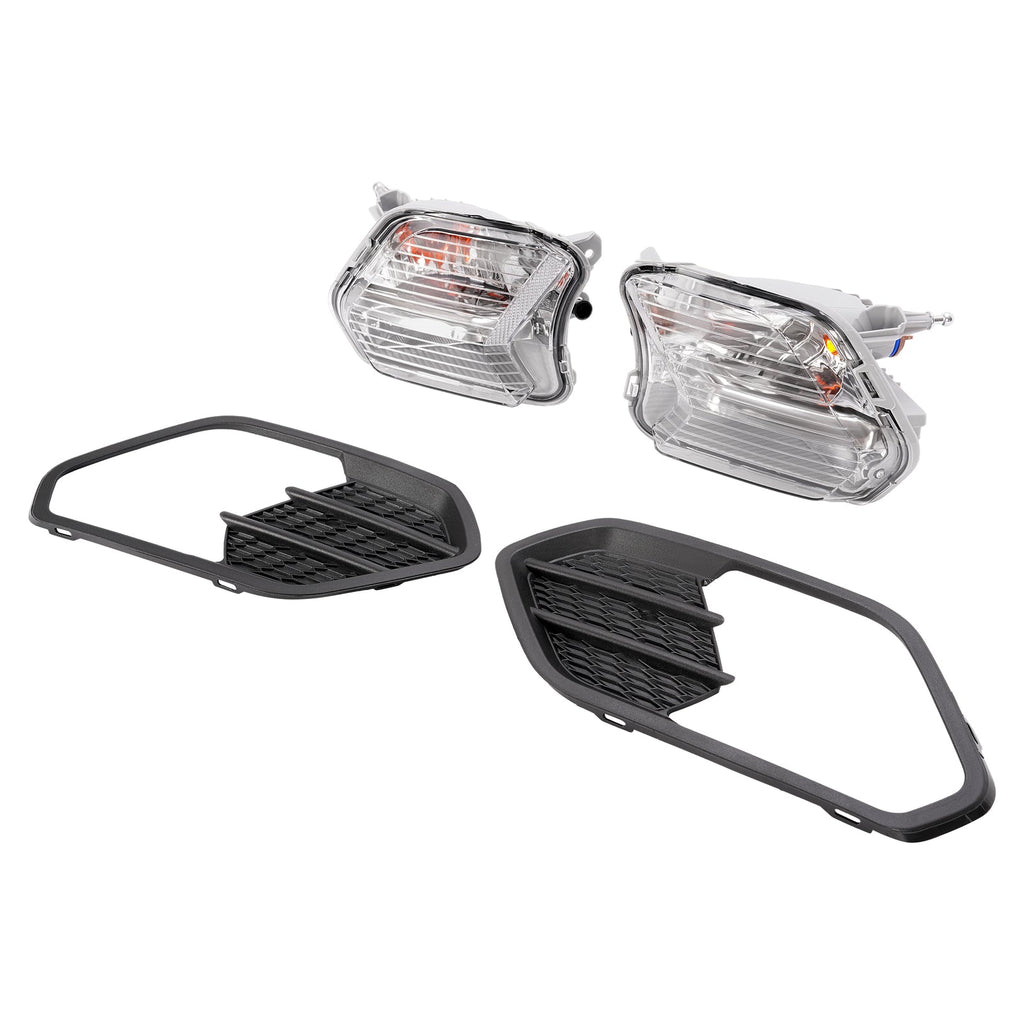 For 2017-2019 Ford Escape Kuga Pair Driving Fog Lights Turn Signal Lamps w/Cover