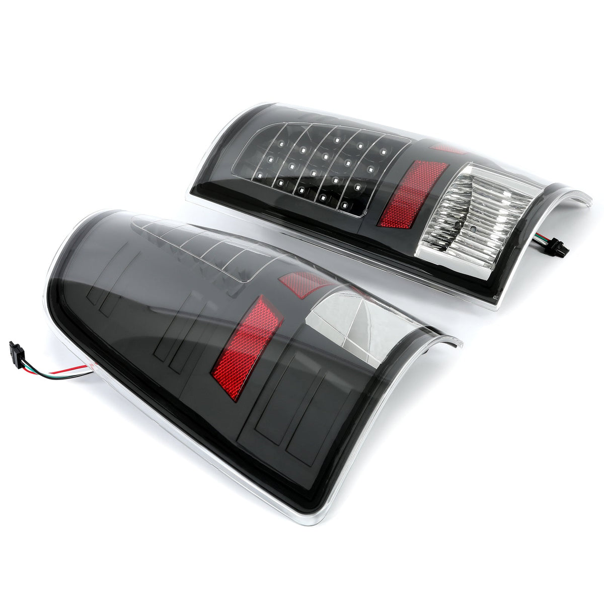 LED Tail Lights Brake Lamps Clear Lens For 2009-2018 Dodge Ram 1500 2500 3500