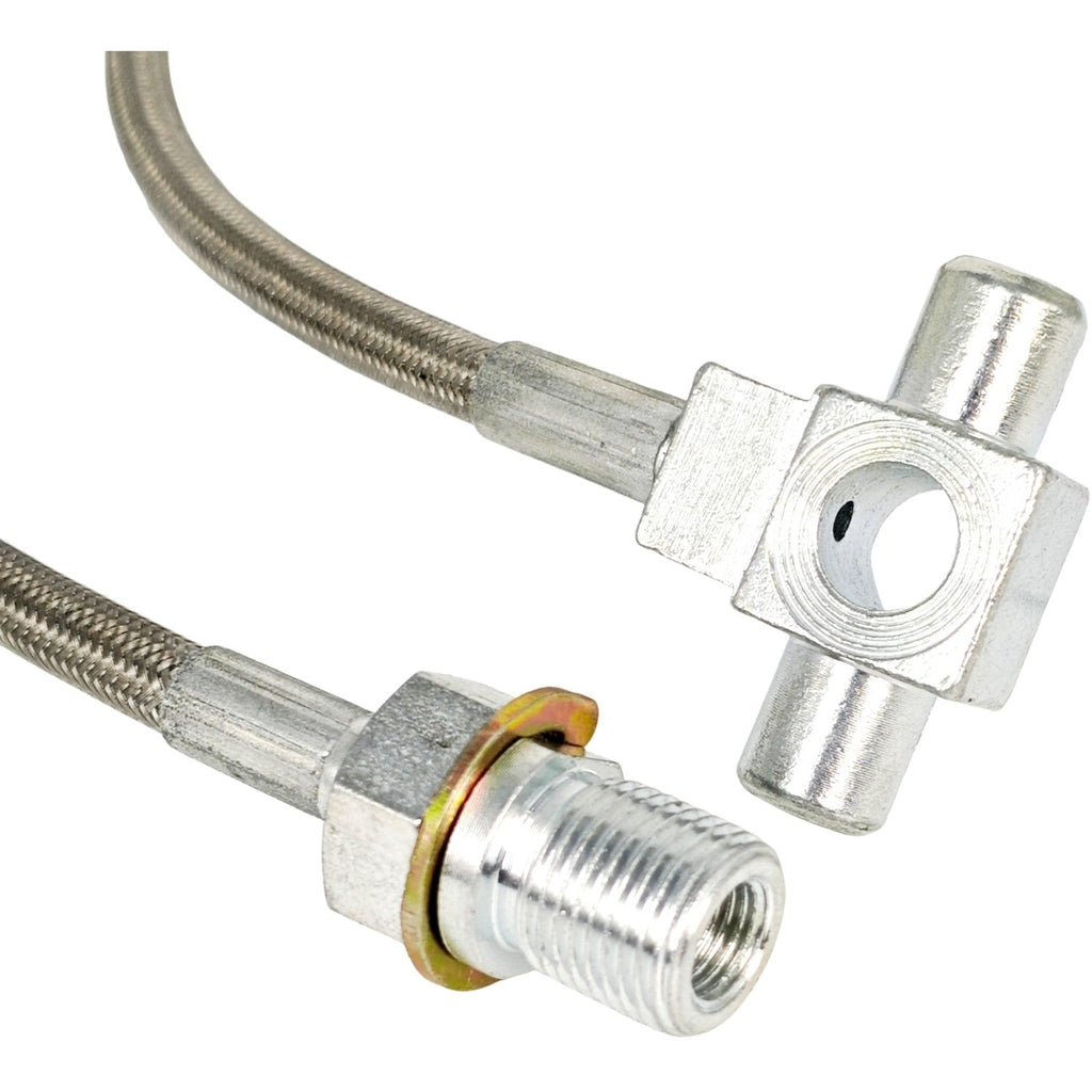 2X Front Extended Brake Line 89340S for Chevy C10 C20 K10 K20 Suburban 1971-1991