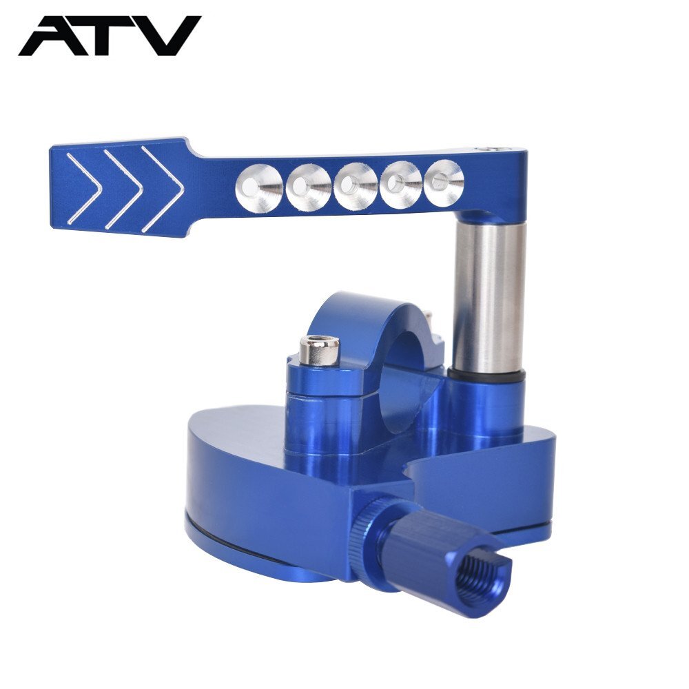 Generic Billet Thumb Throttle Assy For Yamaha YFZ450 YFZ450R Raptor YFM 700 Blue