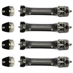 4PCS Gloss Black Exterior Door Handles Fit Hummer H3 2006-2010 For 25832250