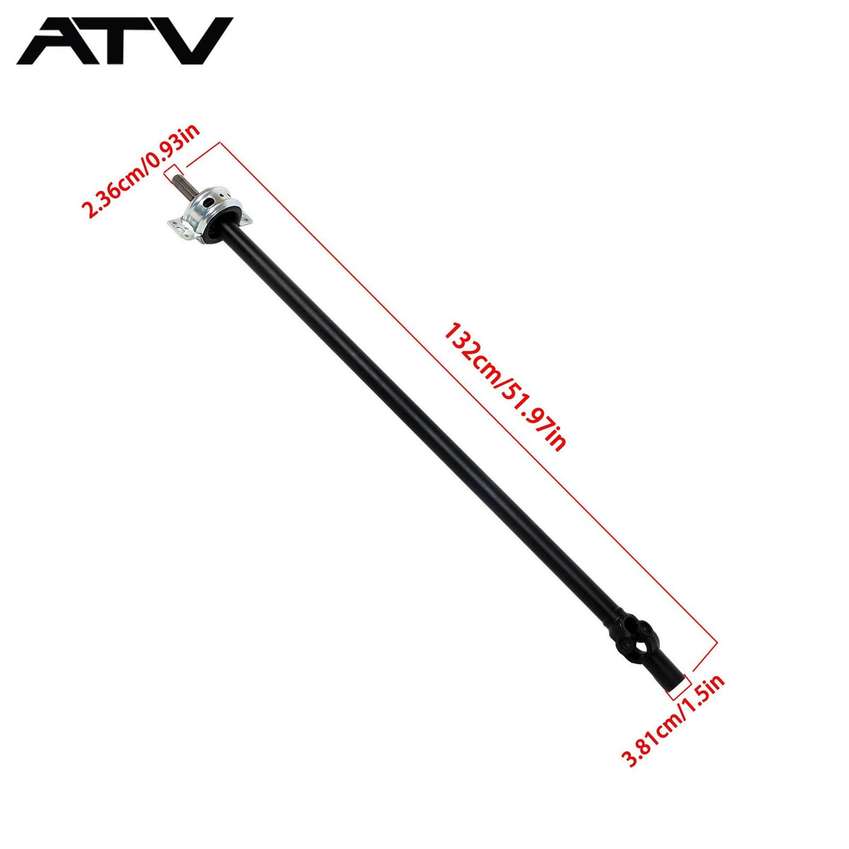 Prop Drive Shaft Propshaft Replacement Rear For Polaris RZR XP 1000 2014-2017