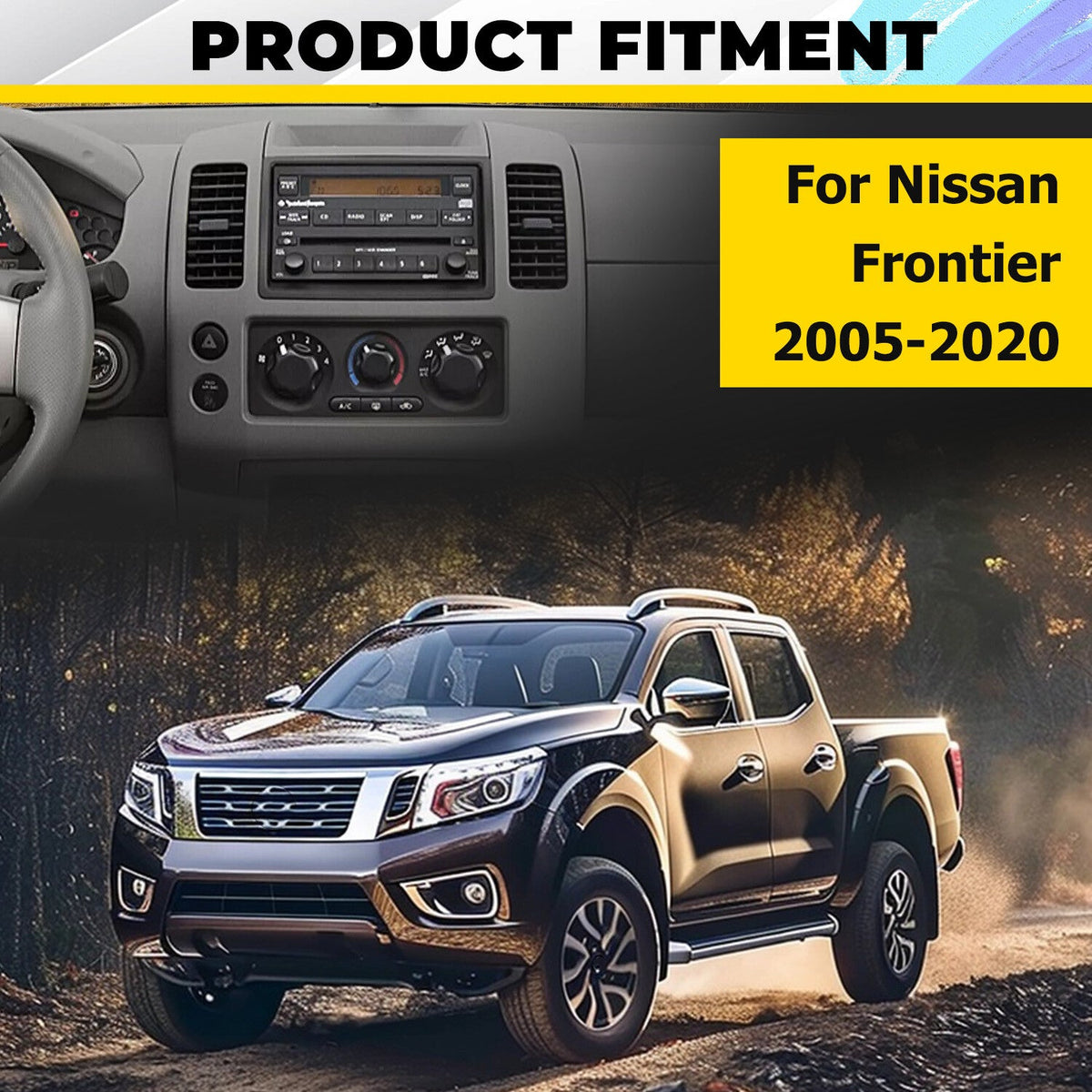 For 05-20 Nissan Frontier Center Dash Console Instrument Panel Lid #68259-ZP16D