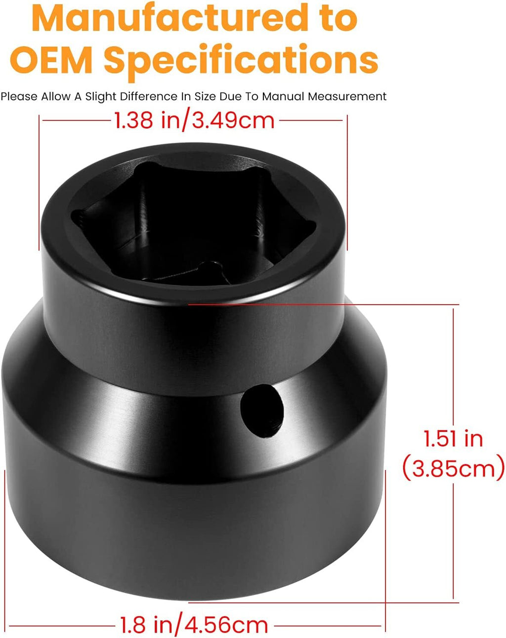 Oil Filter Socket 24mm / 36mm for 2003-2010 Ford 6.0L / 6.4L Powerstroke Diesel
