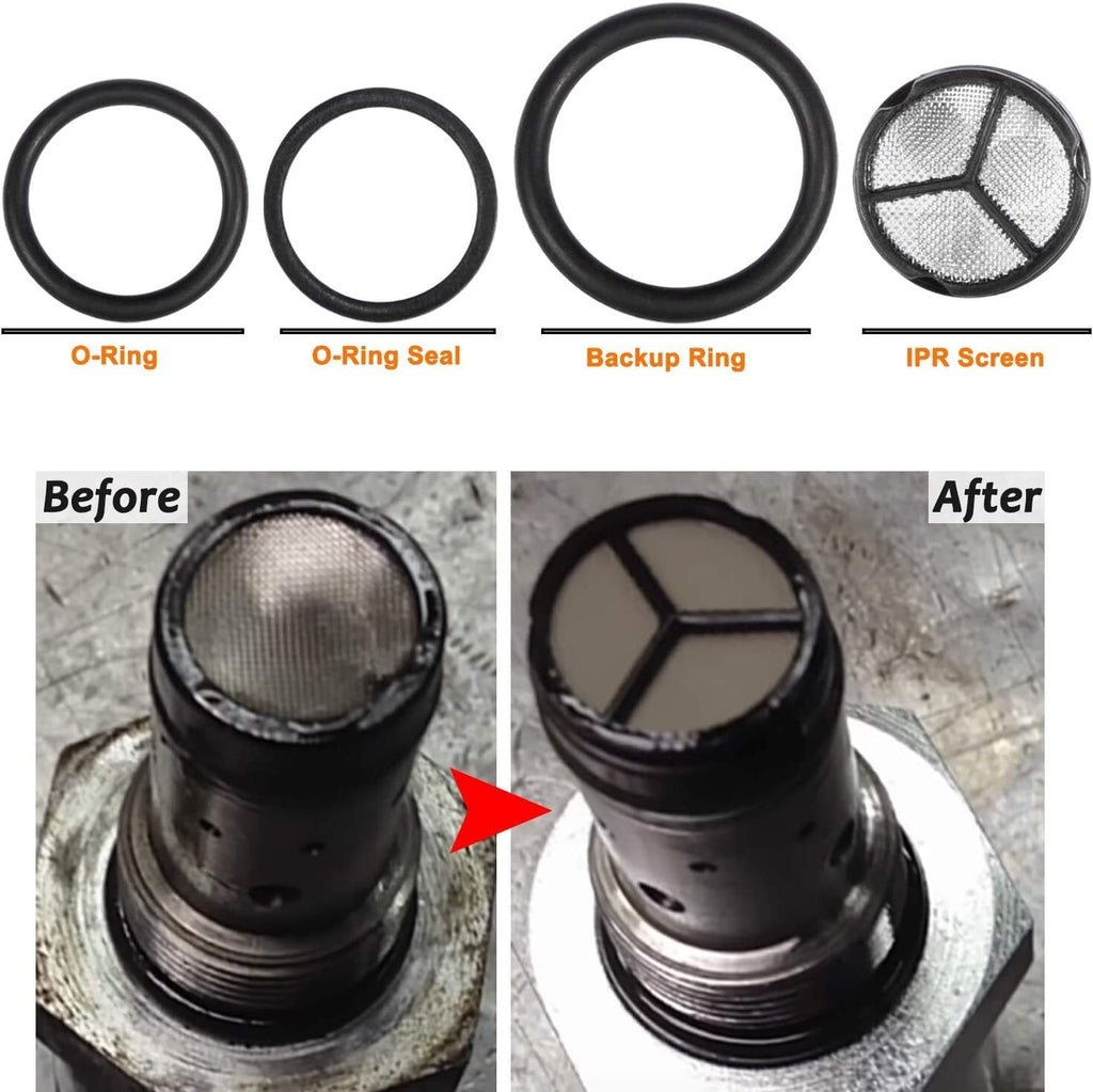6.0 IPR Valve Socket & Air Test Fitting Tool & Fuel Rail Adapters for Ford 6.0L