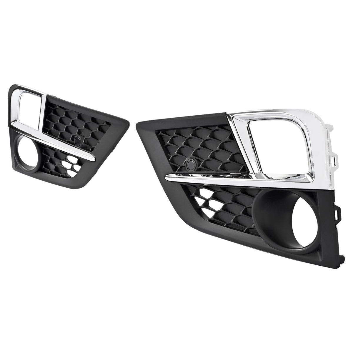 Pair For Honda Odyssey 2018 2019 2020 Front Bumper Fog Lights Chrome Trim Cover