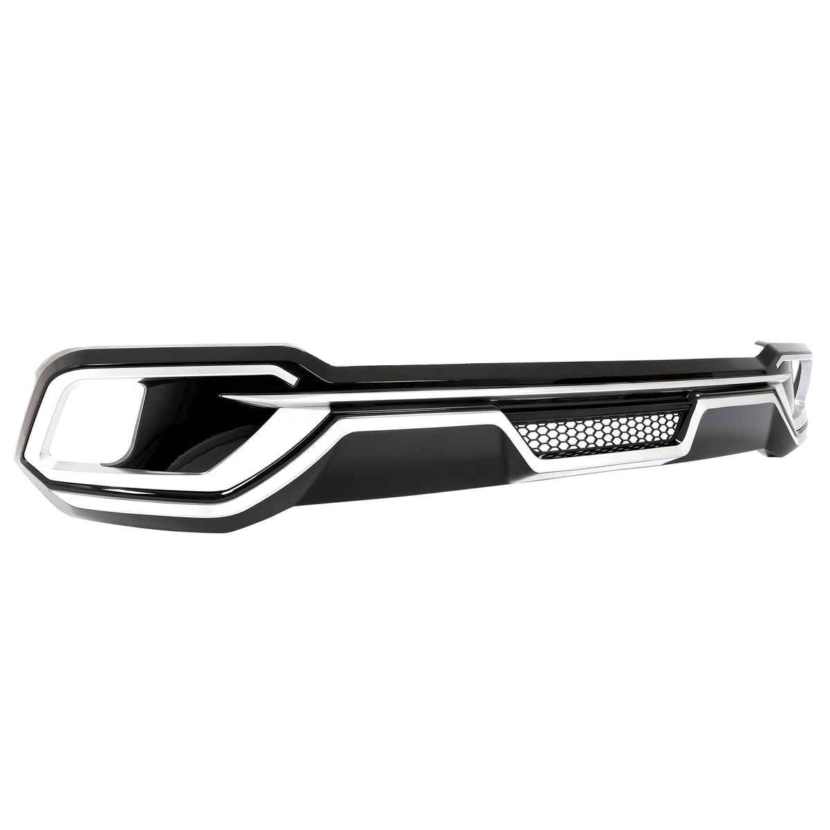 Fits Toyota Highlander 17 18 19 Rear Bumper Lip Diffuser Spoiler Guard Cover ABS