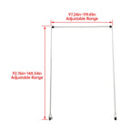 4-Spring Aluminum Dump Truck Flip Tarp Arm Kit Prevent Tarp Flapping in Transit