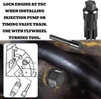 JDE83 Engine Turning Tool & JDE81-4 Timing Pin Kit for John Deere 3179 4239 6359