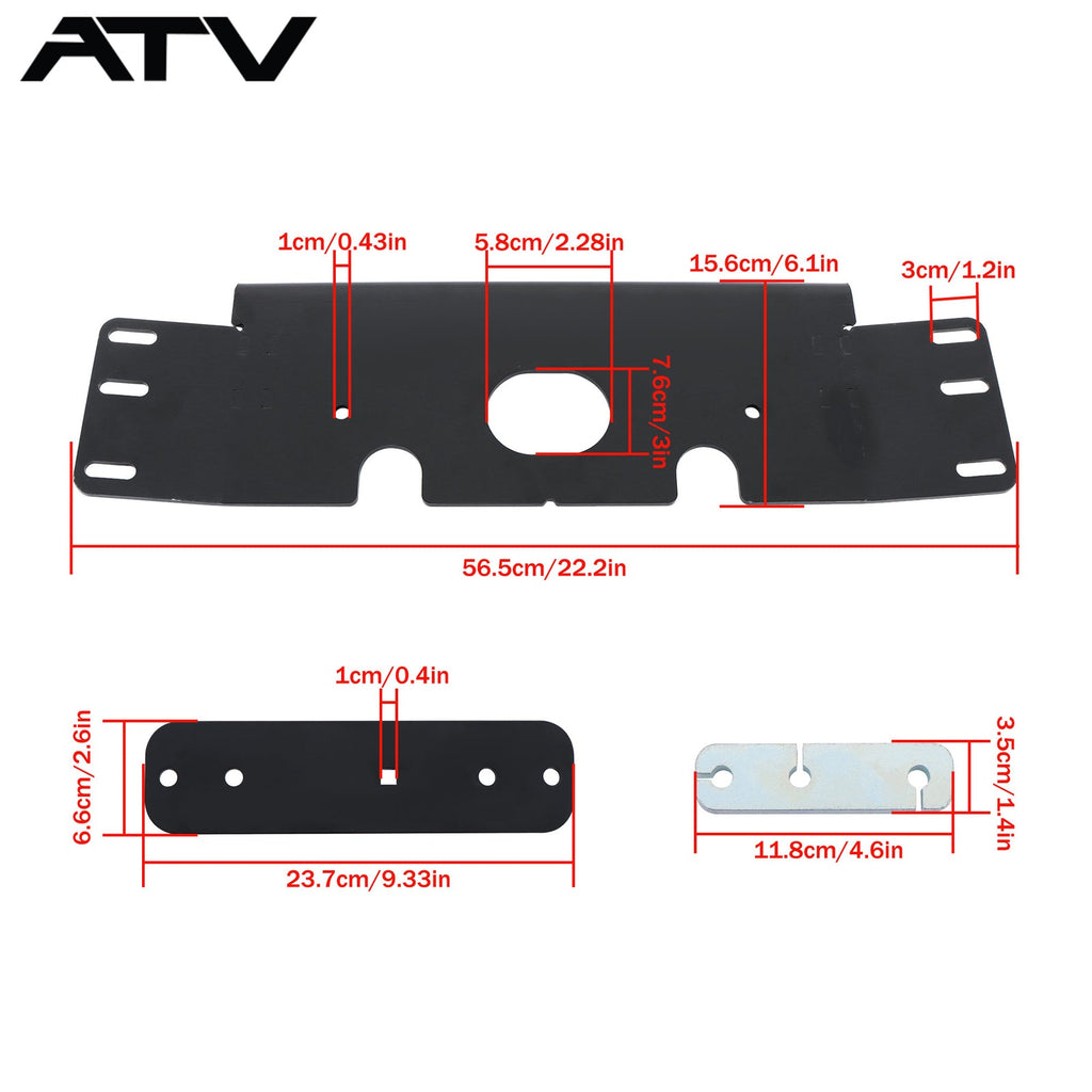 For Polaris Sportsman 400 450 500 570 600 700 800 Snow Plow Mid Mount Kit