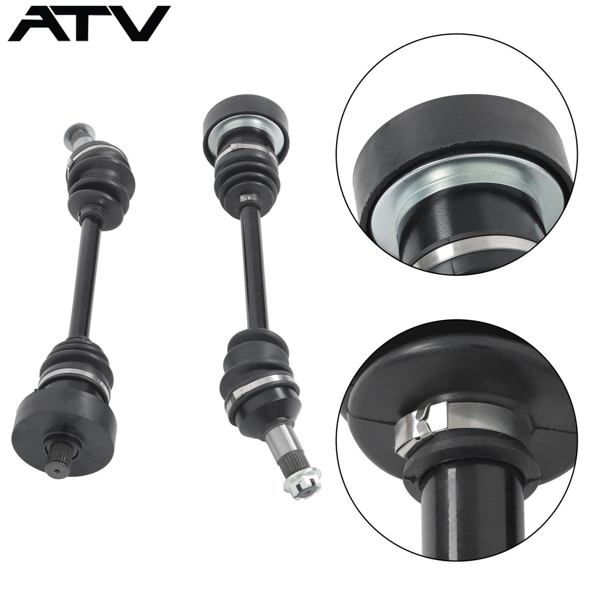 Front & Rear Complete CV Axles For Arctic Cat 650 4X4 H1 2006-2011 Left & Right