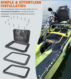 71707003 Rectangular Twist and Seal Hatch Kit for Hobie Pro Angler Kayaks 2013+