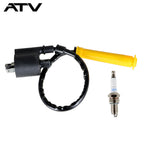 Ignition Coil Spark Plug W/Cap For Honda 2007-2013 Rancher 420 30510-HP5-601