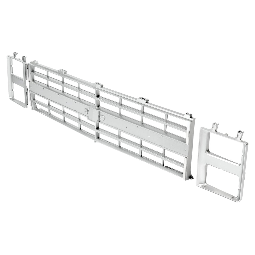 Front Grille+Headlight Bezel Kit For Chevrolet C10 Suburban K5 Blazer 1985-1988