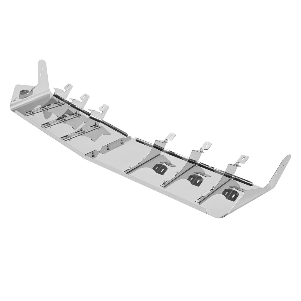 Fit Kenworth W900 T800 T600 84-98 Stainless Steel 13" Drop Visor Flat Windshield