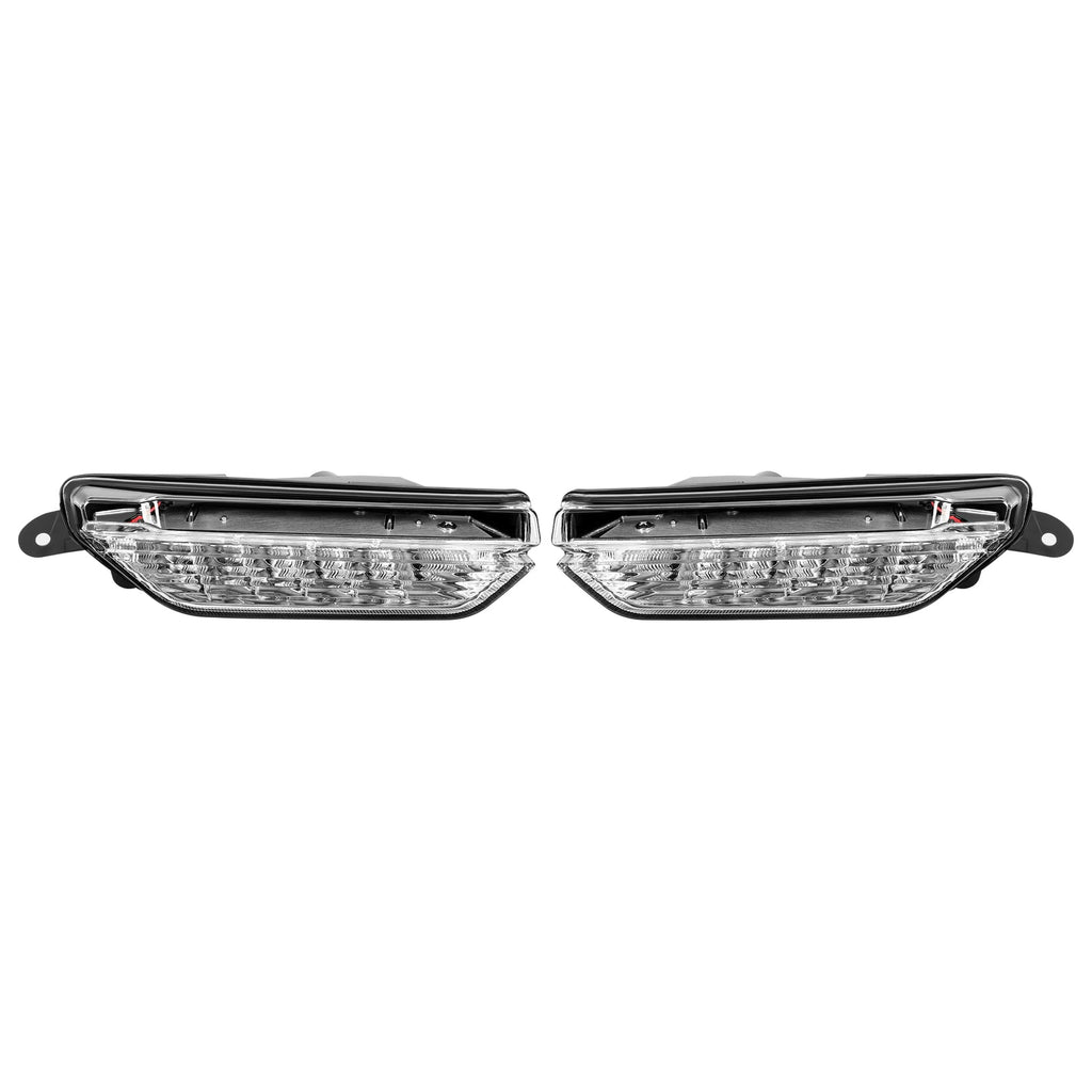 Pair Fog Daytime Running Light Lamp Clear For Infiniti QX50 2016 2017 LH+RH