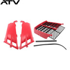 Tank Side Outer Plastic Covers Integrated Red Grill For Yamaha Banshee 350 1991