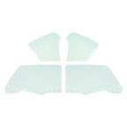 Fits Chevy Chevelle Malibu 2Door 1970-1972 Quarter Side Door Window Glass 4Pcs