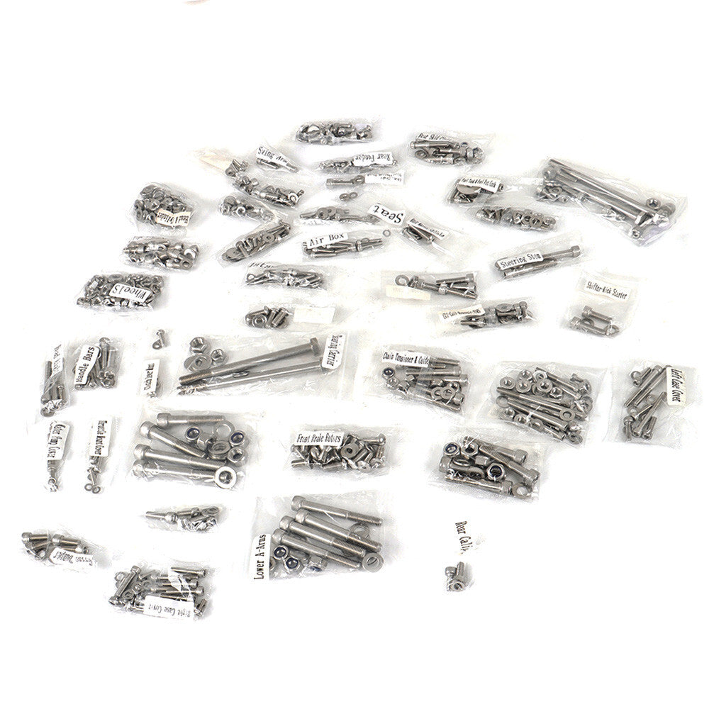 For YAMAHA YFZ350 BANSHEE STAINLESS STEEL ATV BOLT SCREW KIT 667 PIECE