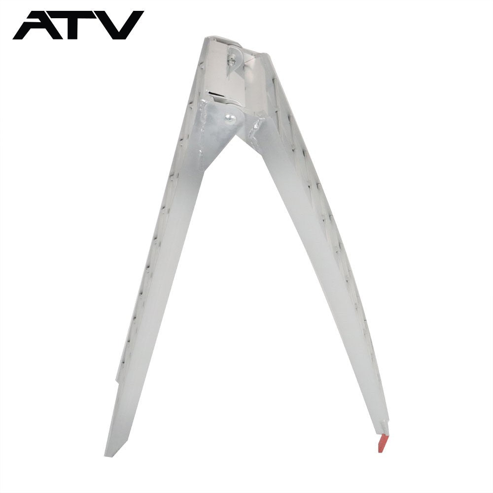 ATV UTV 7.5' Aluminum Folding Loading Ramps For Truck Motorcycle Lawn Mower ×2