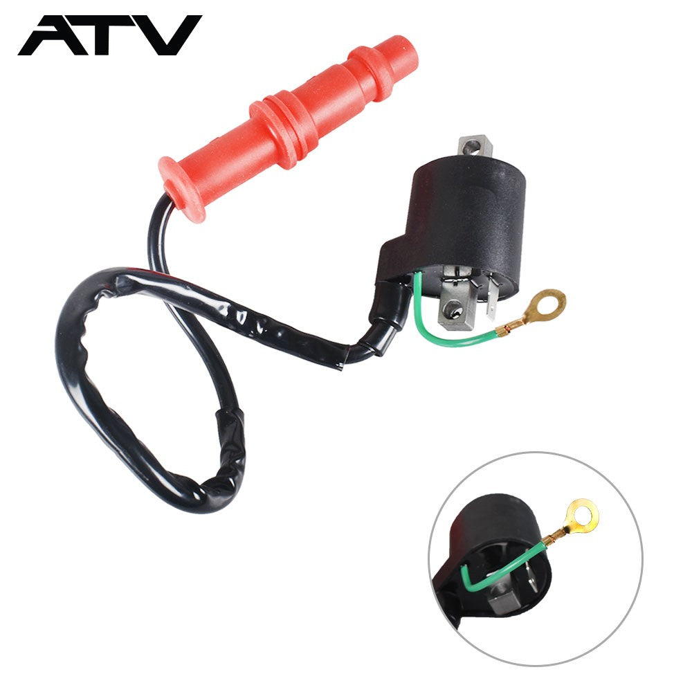 Complete Ignition Coil & Spark Plug Cap For Polaris Sportsman Ranger 500 96-02