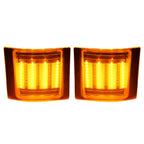Full LED 4PCS Clear Corner Side Marker Lights For Chevy C/K 1500 2500 1994-99