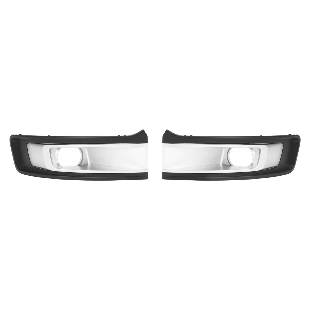 Pair Fog Lights Bezel Trim Cover Driver & Passenger Side for Ford Flex 2013-2019