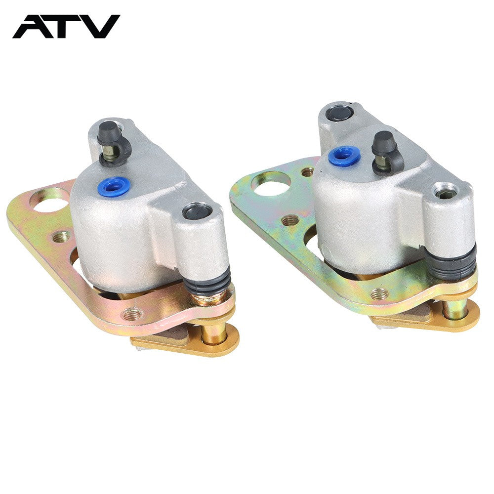 Front Rear Brake Calipers w/Pads For Polaris Scrambler 400 500 2x4 4x4 1998-2004