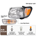 For Toyota Tacoma 2001-2004 Headlights Corner Signal Lights Bumper Lamp w/Bulbs