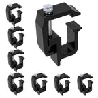 8Pcs Truck Cap Topper Camper Shell Mounting Clamps Aluminum Truck Bed Clamp