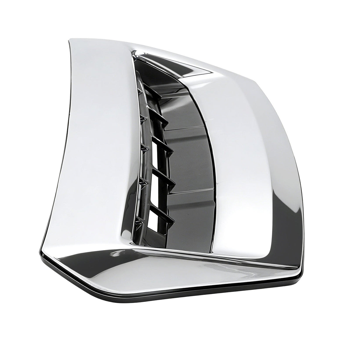 Hood Air Vent Scoop For 2017-19 Chevy Silverado GMC Sierra 2500HD 3500HD Chrome