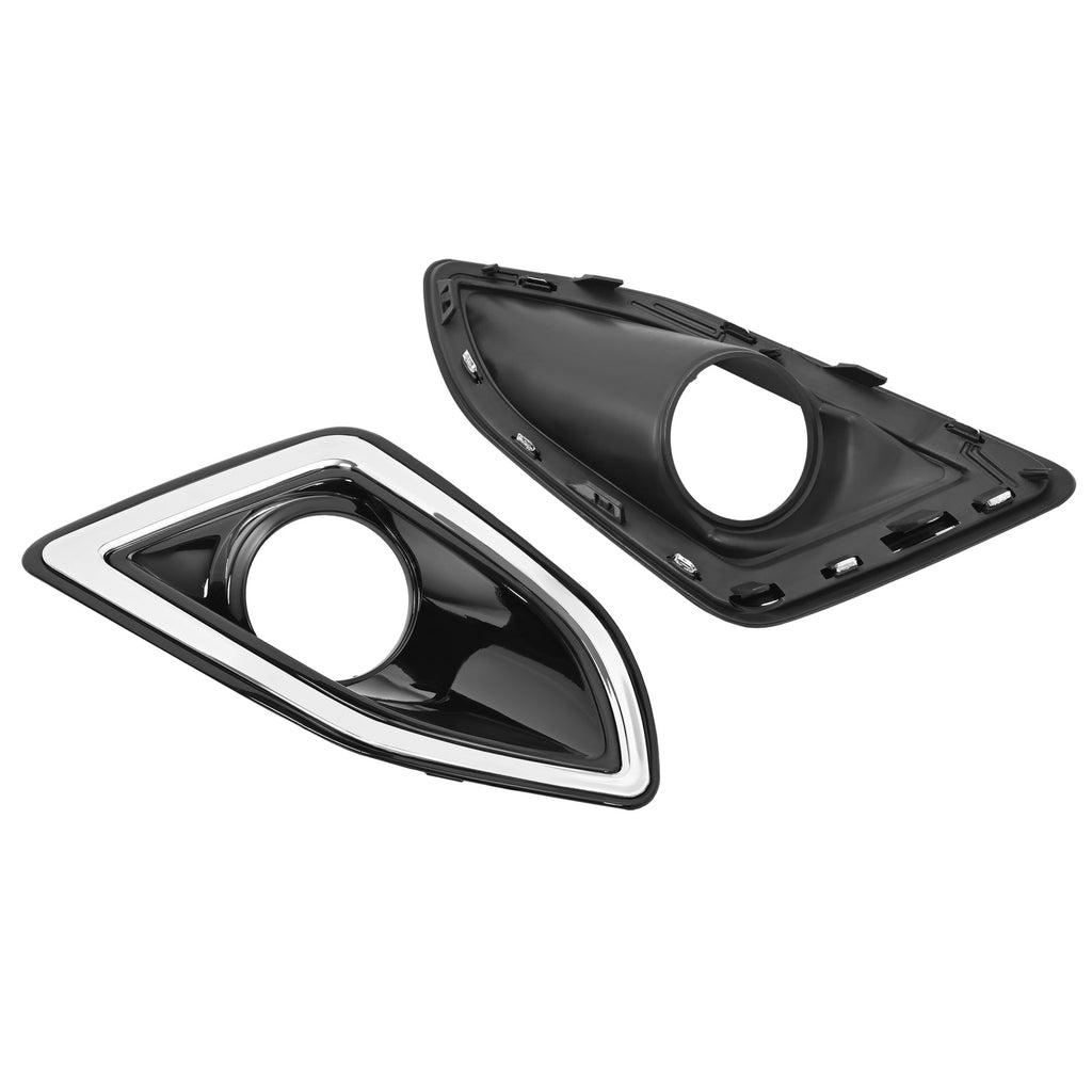 Fog Light Trim Bezel Cover Left & Right Pair For Ford Edge 2015 2016 2017 2018