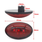 For 1999-2010 Ford F350 F450 Amber/Red Side Fender Marker Dually Bed LED Light
