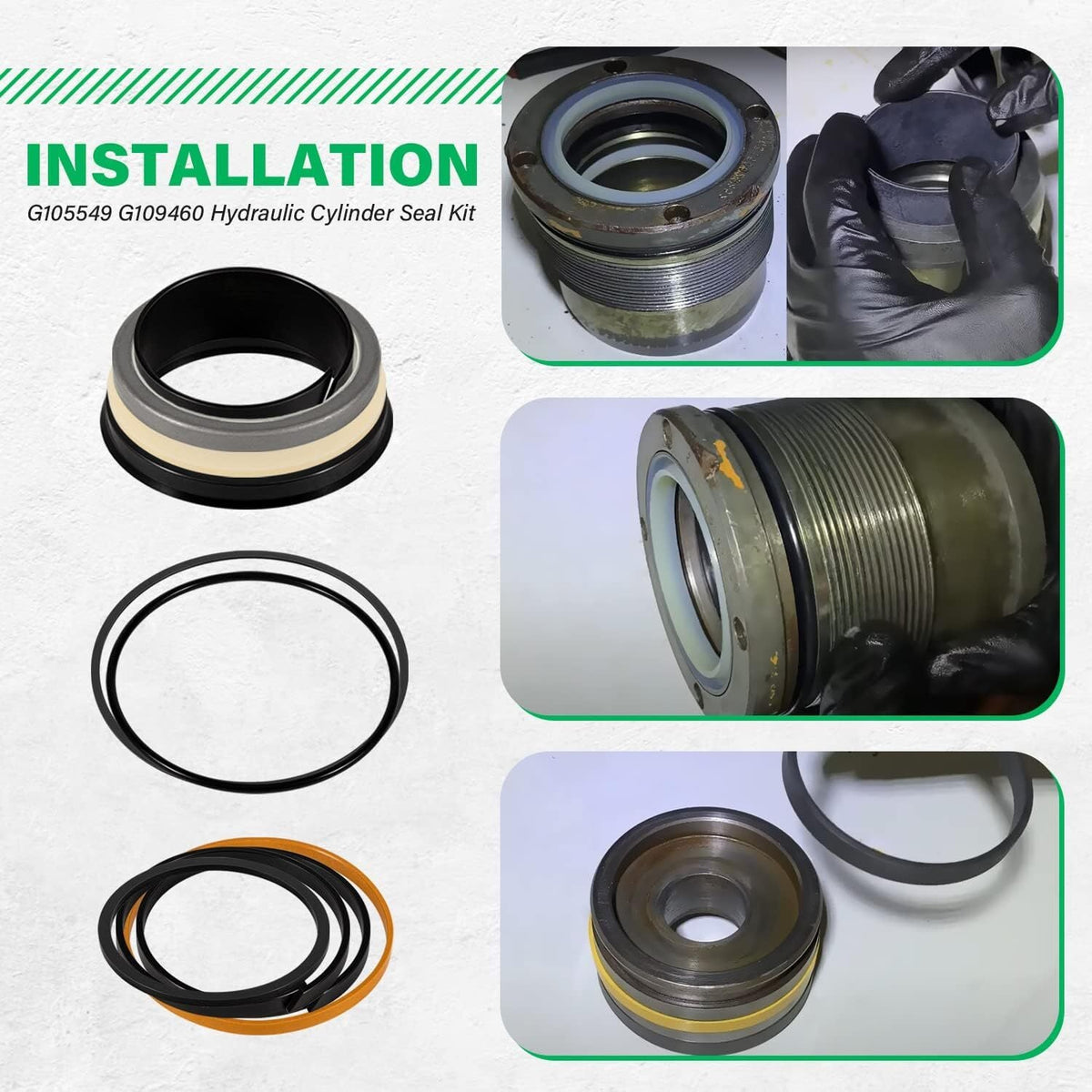 1543262C1 Loader Lift Cylinder Seal Kit for Case 580C 580D 580SD 580E 480C 480D