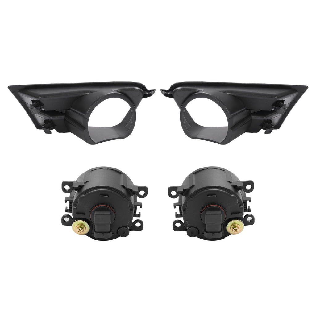 Bumper Fog Lights Driving Lamp & Bezel Left+Right For Ford Mustang 2010-2012