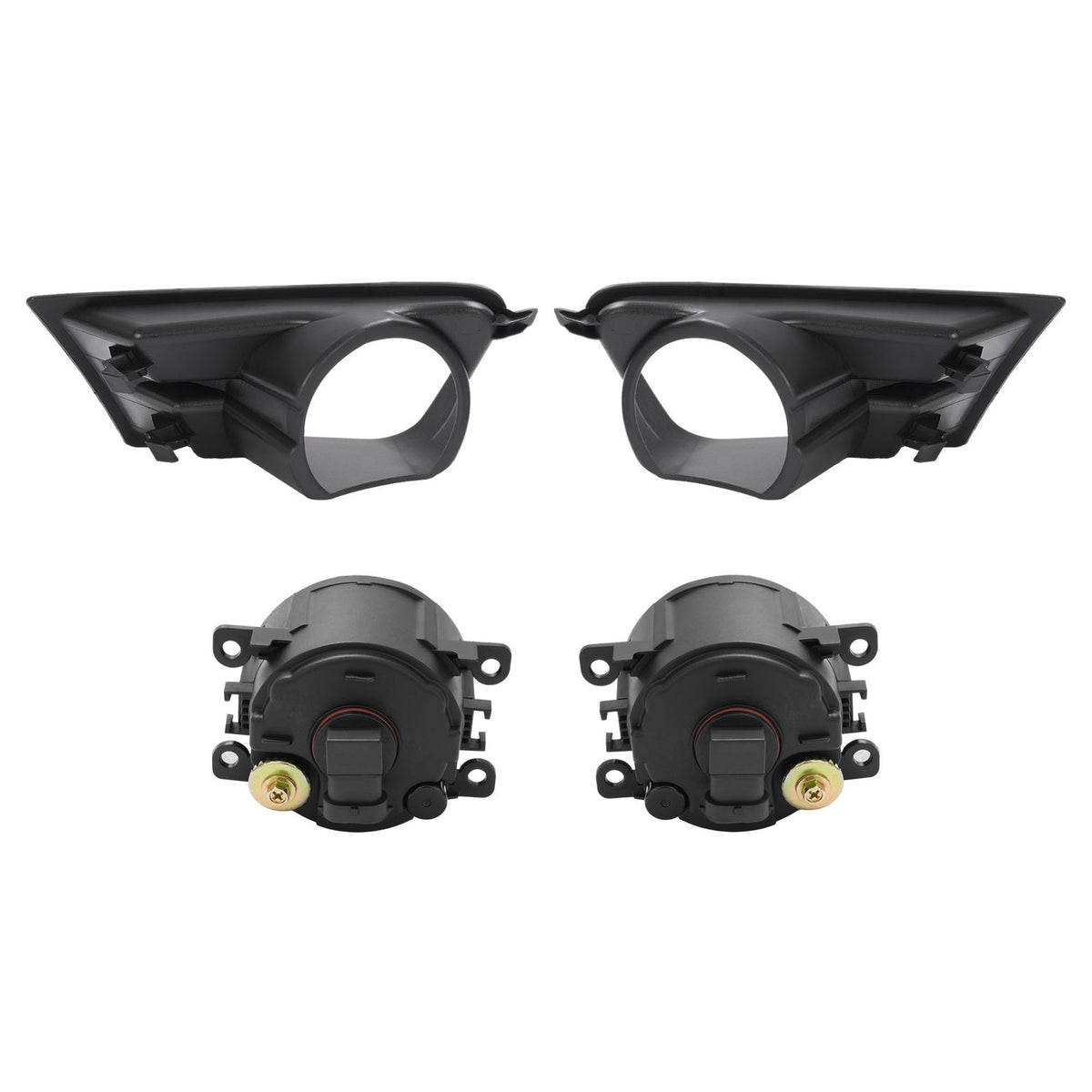 Bumper Fog Lights Driving Lamp & Bezel Left+Right For Ford Mustang 2010-2012