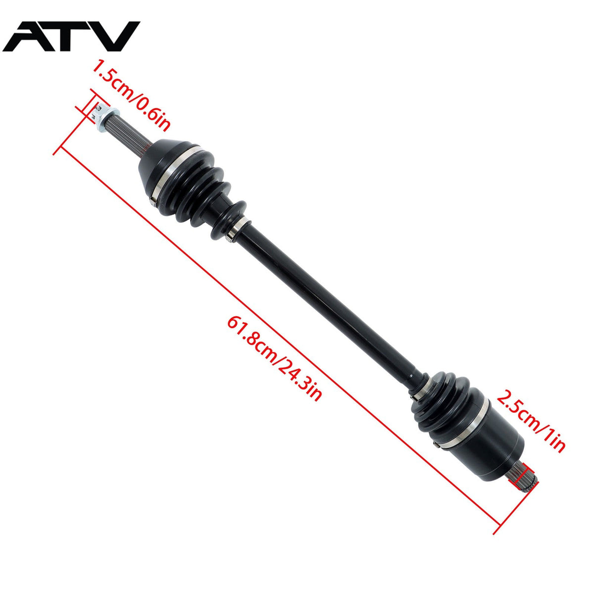 1380236 1332423 Front Left/Right CV Axles Drive Shaft For Polaris Ranger 500 700