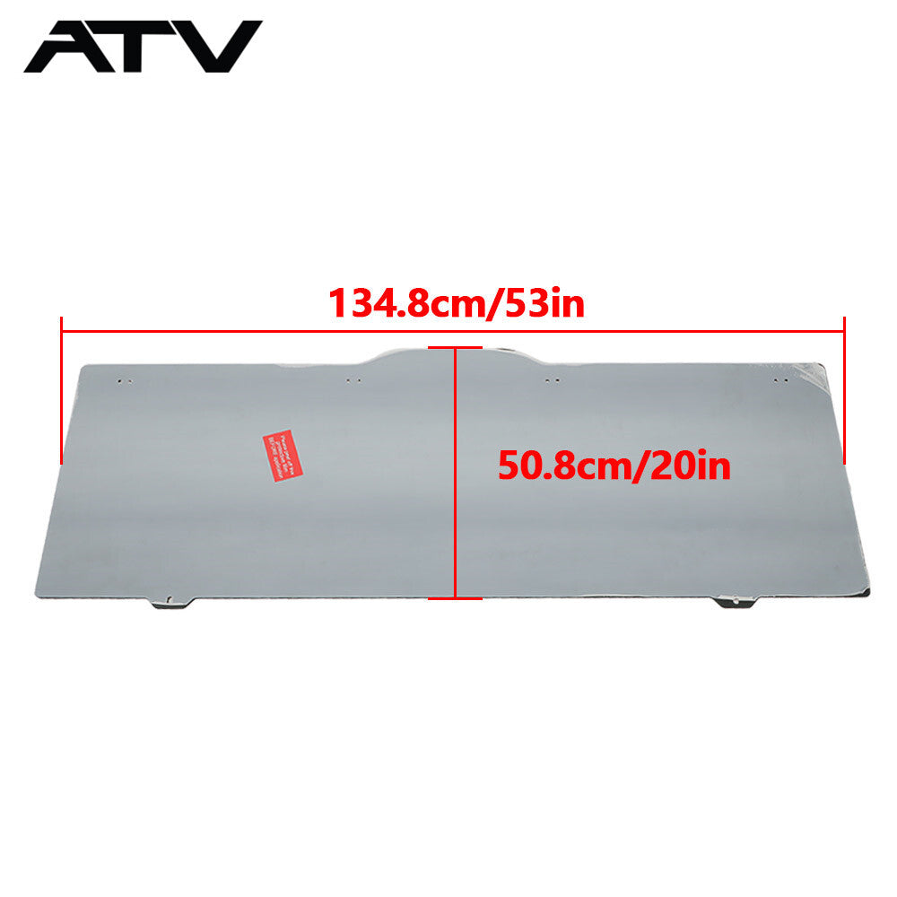 Dark Rear Windshield For Polaris Ranger Xp 1000/crew 2017-2023 Xp 900 2013-2019