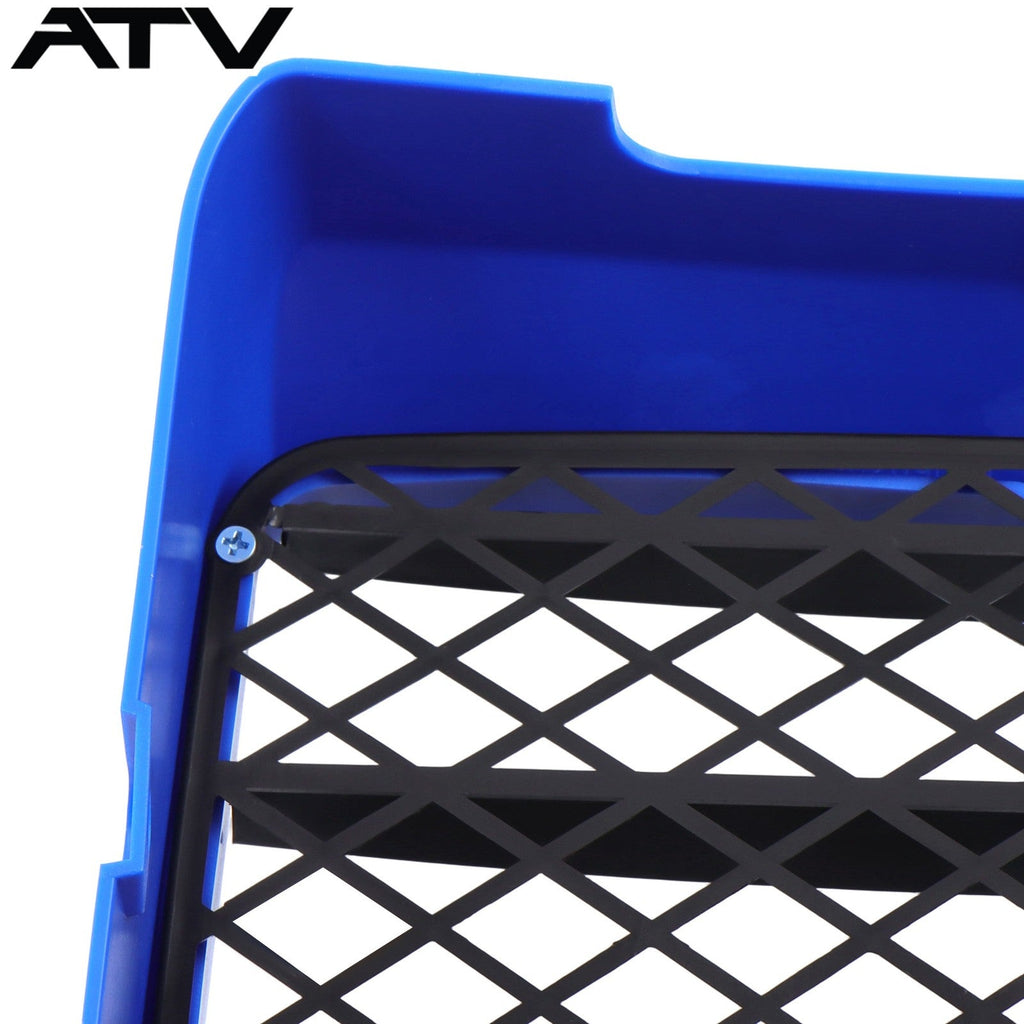 Blue Exterior Cover Radiator Grill plus Tank Side Shield For Yamaha Banshee 350