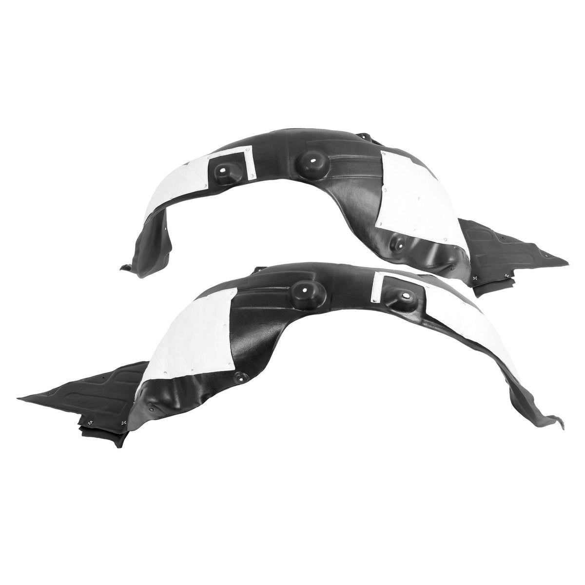 Pair Front Fender Liner Splash Shields For 2014-15 Kia Optima w/ Insulation Foam