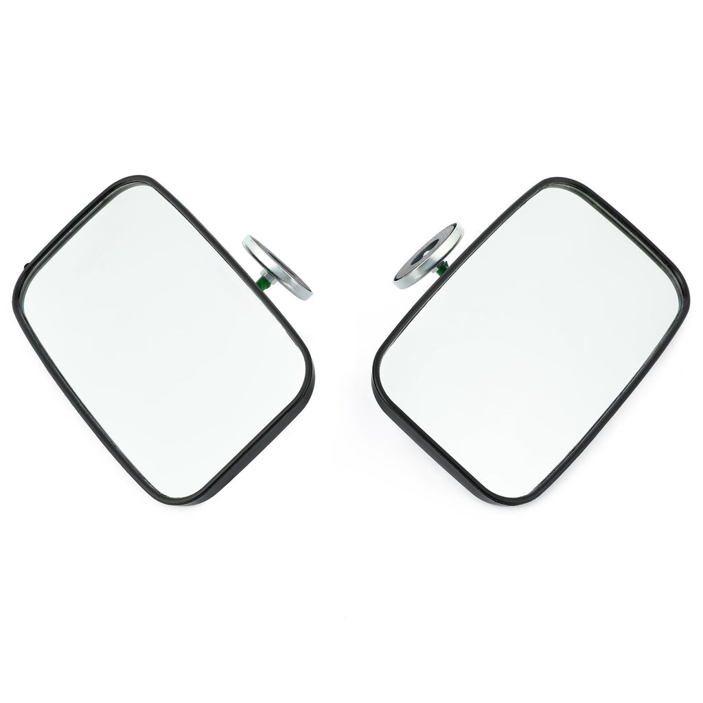 Magnetic Back Up Mirrors W/Convex Mirror For Bobcat John Deere Gehl Skid Loader