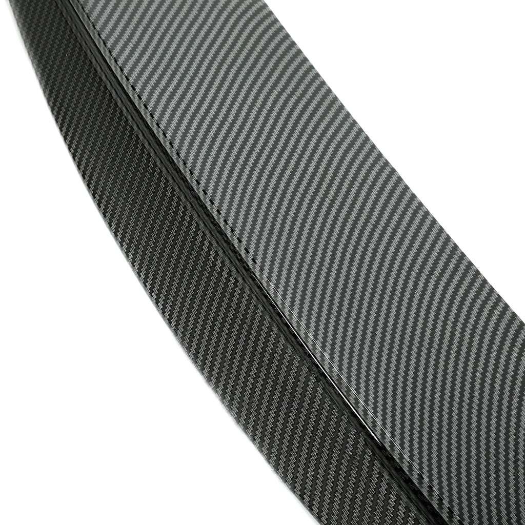 For BMW F10 M5 2012-2017 Front Bumper Lip Spoiler Splitter Carbon Fiber Look ABS