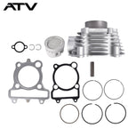 Cylinder Piston Gasket Top End Kit for Yamaha Bear Tracker 250 1999-2004