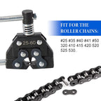 Roller Chain Tool Kit Breker Cutter + Puller Holder #25 - #60